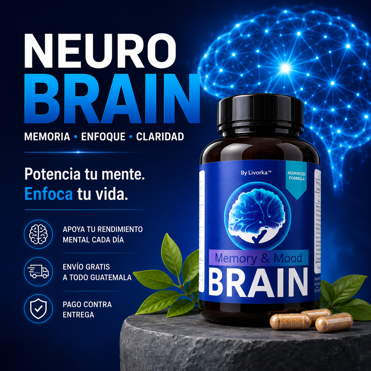 BRAIN - SUPLEMENTO PARA LA MEMORIA Y LA MENTE