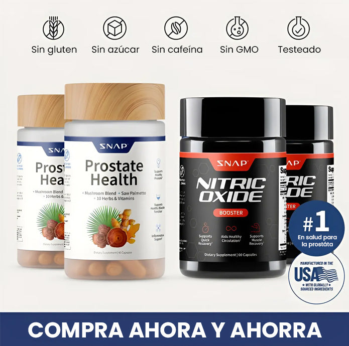 COMBO NITRITO OXCI + CUIDADO PRÓSTATA - ENVÍO GRATIS ✅😱
