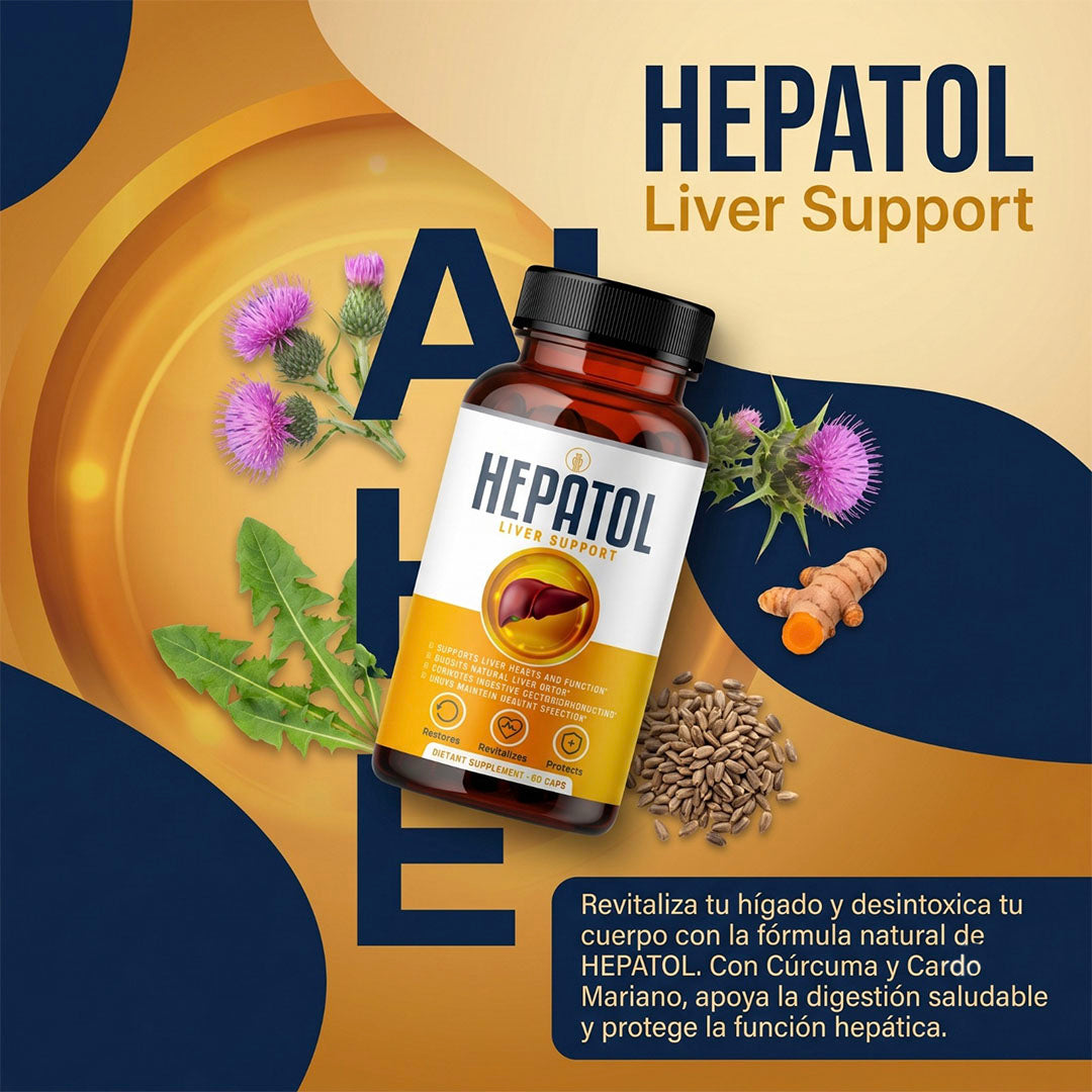 HEPATOL – DESINTOXICACIÓN Y LIMPIEZA HEPÁTICA | ENVÍO GRATIS 🇬🇹