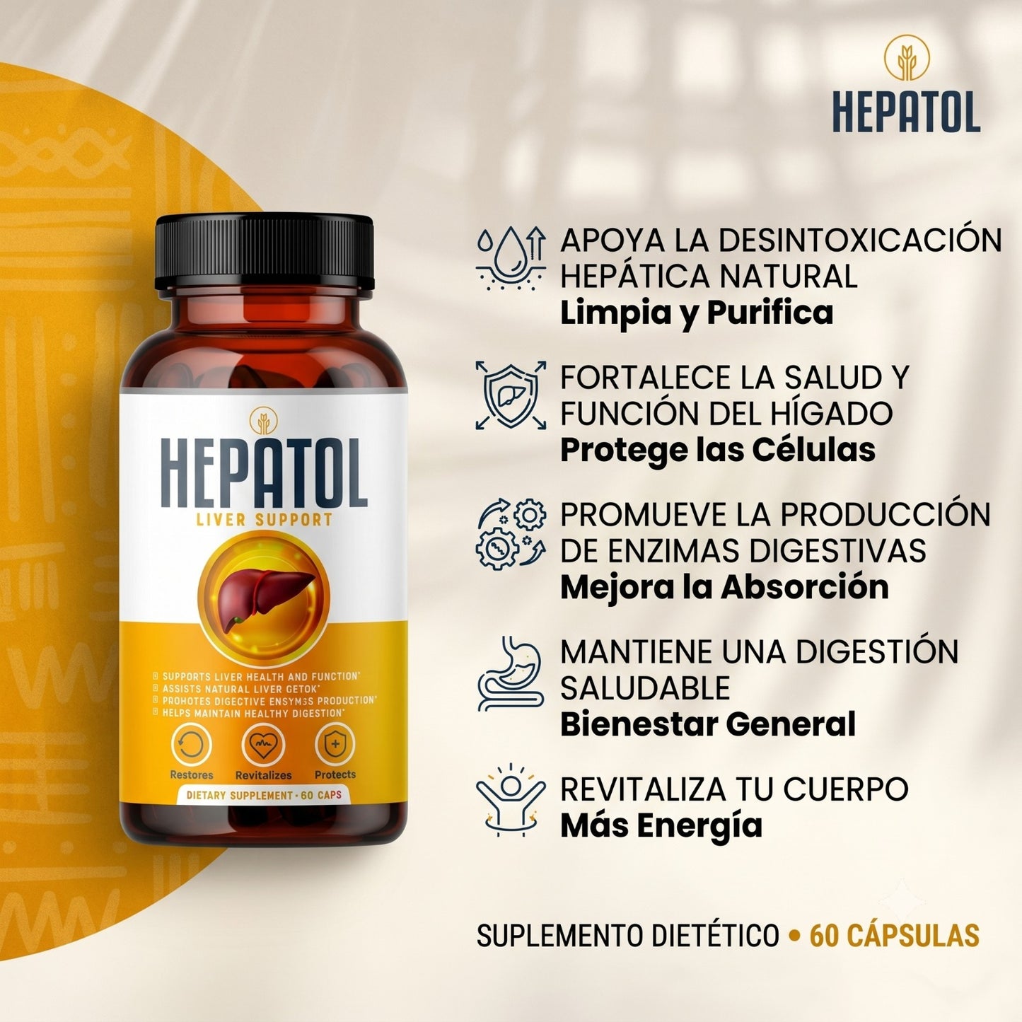 HEPATOL – DESINTOXICACIÓN Y LIMPIEZA HEPÁTICA | ENVÍO GRATIS 🇬🇹