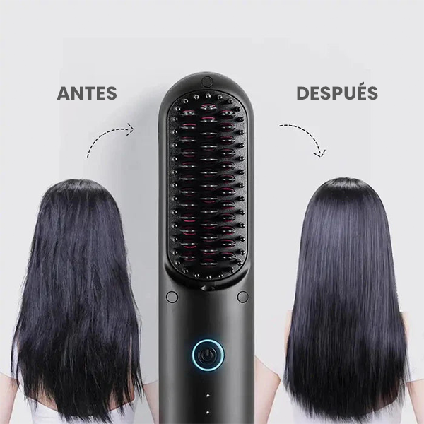 CEPILLO ALISADOR PORTÁTIL + REGALO BROCHA DE MAQUILLAJE - ENVÍO GRATIS 🌺😍