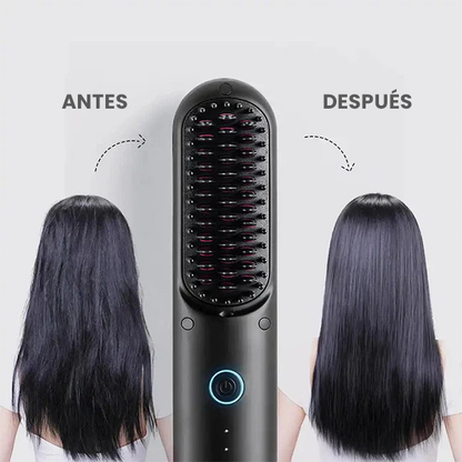 CEPILLO ALISADOR PORTÁTIL + REGALO BROCHA DE MAQUILLAJE - ENVÍO GRATIS 🌺😍
