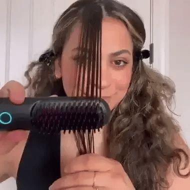 CEPILLO ALISADOR PORTÁTIL + REGALO BROCHA DE MAQUILLAJE - ENVÍO GRATIS 🌺😍