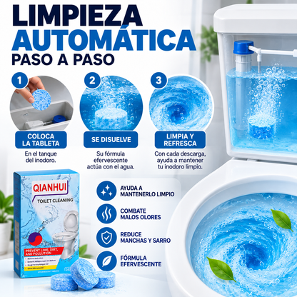 TABLETAS LIMPIADORAS PARA INODORO - KIT 16 TABLETAS 🔥