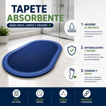 COMBO MANIJA DE SEGURIDAD PARA BAÑO + TAPETE ABSORBENTE - ENVÍO GRATIS 🥰✅