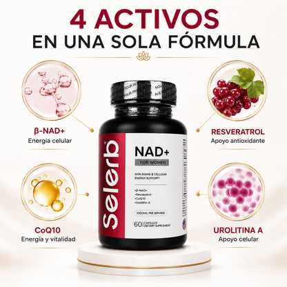 SELERB NAD+ PARA MUJERES - Renovacion celular y vitalidad