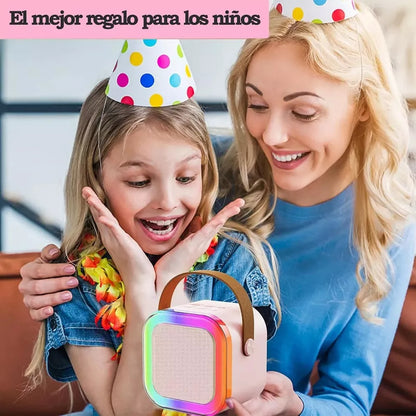 SET KARAOKE PORTATIL 2 MICROFONOS - ENVÍO GRATIS 😎 🚗