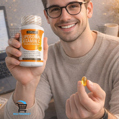 LIPOSOMAL VITAMIN C –  FORTALECE DEFENSAS – ENERGÍA Y ANTIOXIDANTE – ENVÍO GRATIS 🇬🇹 ⭐🔥