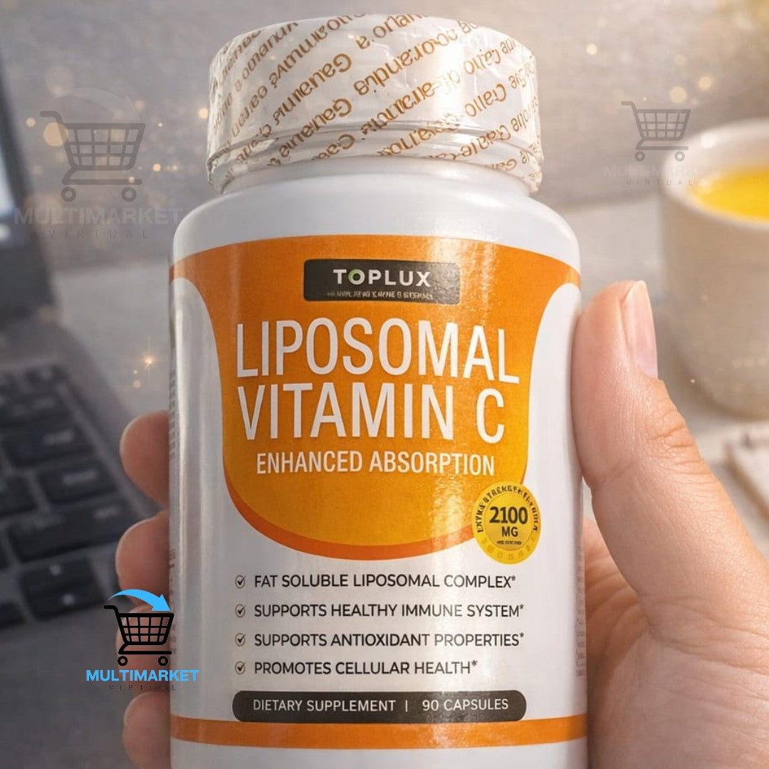 LIPOSOMAL VITAMIN C –  FORTALECE DEFENSAS – ENERGÍA Y ANTIOXIDANTE – ENVÍO GRATIS 🇬🇹 ⭐🔥