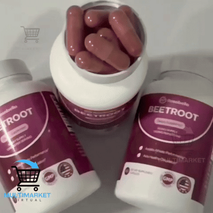 RAIZ DE REMOLACHA - BEETROOT 60 CAPS  – APOYO A LA CIRCULACIÓN – ENVÍO GRATIS 🇬🇹 😎🚚
