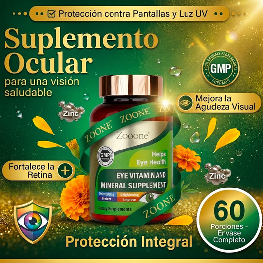 ZOONE SUPLEMENTO OCULAR X1 – PROTECCIÓN CONTRA PANTALLAS Y LUZ UV | ENVÍO GRATIS 👌