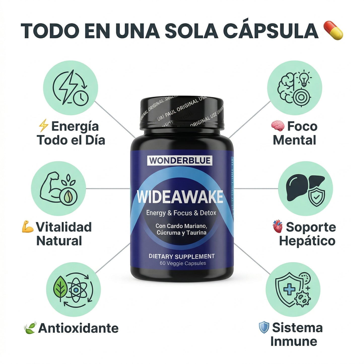 WIDEAWAKE 6 EN 1 | ENERGIA · FOCO · VITALIDAD NATURAL - ENVÍO GRATIS 😉