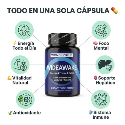 WIDEAWAKE 6 EN 1 | ENERGIA · FOCO · VITALIDAD NATURAL - ENVÍO GRATIS 😉