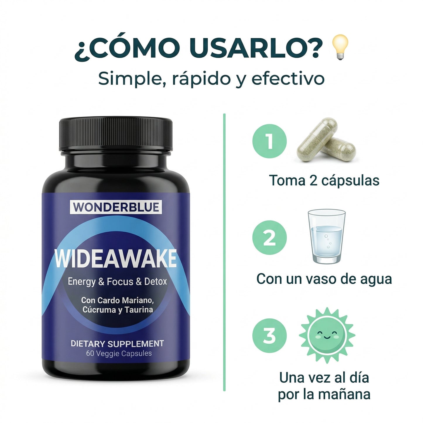 WIDEAWAKE 6 EN 1 | ENERGIA · FOCO · VITALIDAD NATURAL - ENVÍO GRATIS 😉