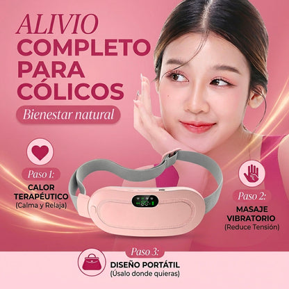 CINTURÓN DE ALIVIO TÉRMICO Y MASAJE PARA CÓLICOS | ENVÍO GRATIS 🇬🇹