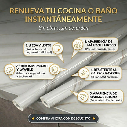 ROLLO PVC PREMIUM AUTOADHESIVO 60CM X 2M – RENUEVA TU HOGAR SIN OBRAS | ENVÍO GRATIS 🇬🇹