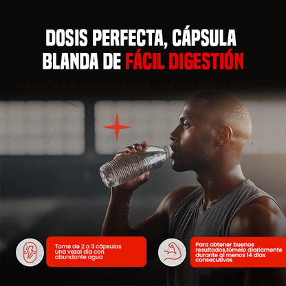 TURKESTERONE CON TONGKAT ALI 60CAPS -  ENVÍO GRATIS 💪💯