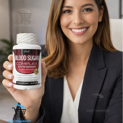 BLOOD SUGAR COMPLEX – 60 CÁPSULAS – APOYO NATURAL PARA EL AZÚCAR EN SANGRE  – ENVÍO GRATIS 🇬🇹 😎🚚